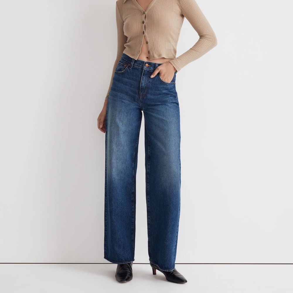 Madewell Superwide Leg Jeans - Size 28